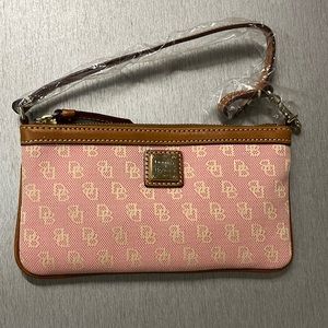 Pink Dooney & Bourke wristlet